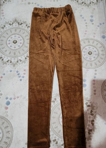 Kız Çocuk kadife tayt - Görsel 2