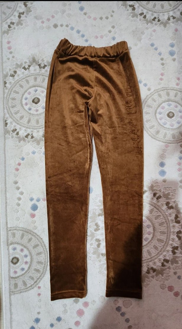 Kız Çocuk kadife tayt - Görsel 3