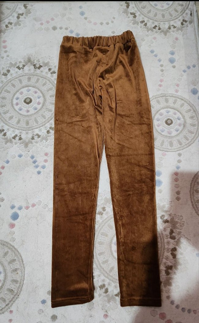 Kız Çocuk kadife tayt - Görsel 2