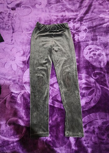 kız cocuk hakikaten kadife tayt - Görsel 3