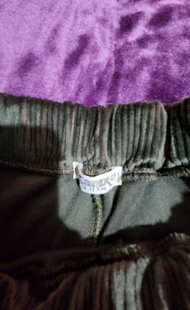 kız cocuk hakikaten kadife tayt - Görsel 4