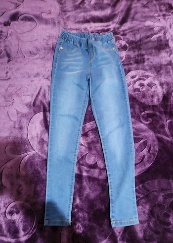 Kız çocuk Denim kot Pantolon - Görsel 3