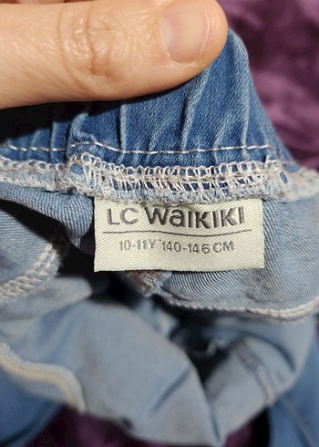 Kız çocuk Denim kot Pantolon - Görsel 2