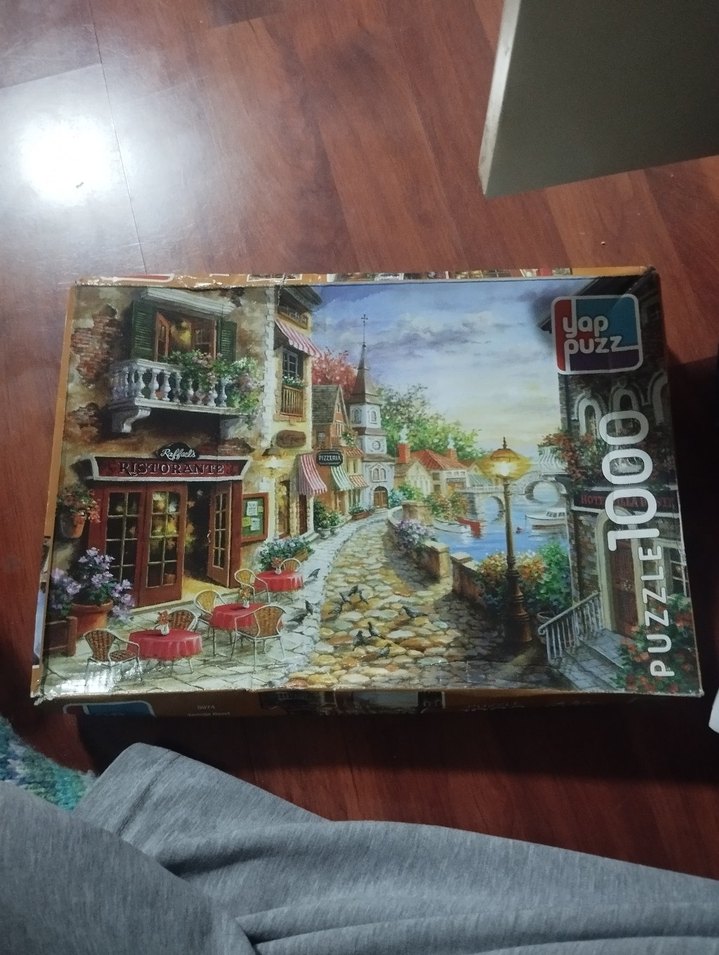 1000 Parça Renkli Manzara Puzzle - Görsel 4