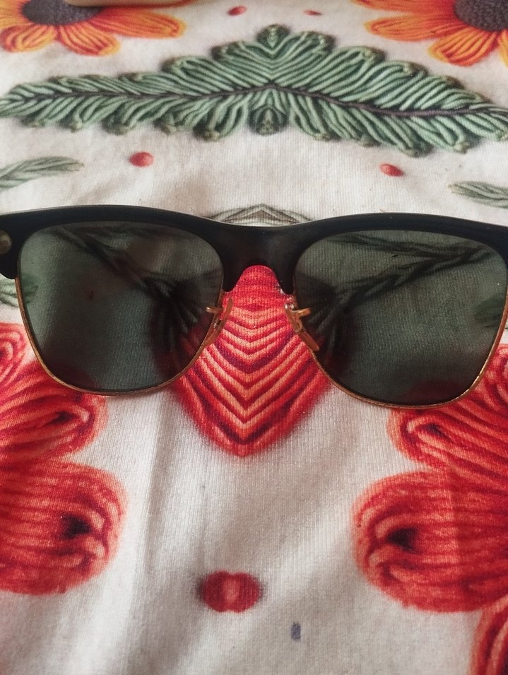 Bohem Tarzı Koyu Renkli RayBan - Görsel 5