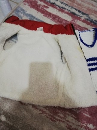 diğer Beden mavi Renk 3 6 ay şişme mont kadife ip örgüsü