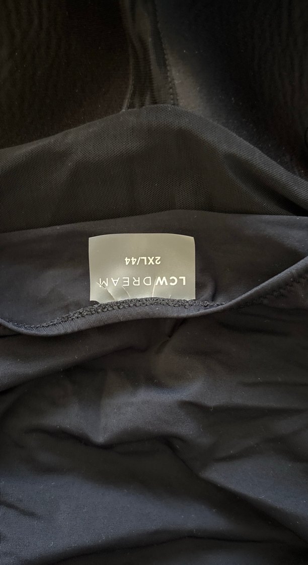 Siyah Drapeli Strappy Kadın Mayo 42/44 - Görsel 3