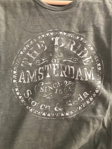 m Beden haki Renk Scotch&Soda erkek Amsterdam tişört