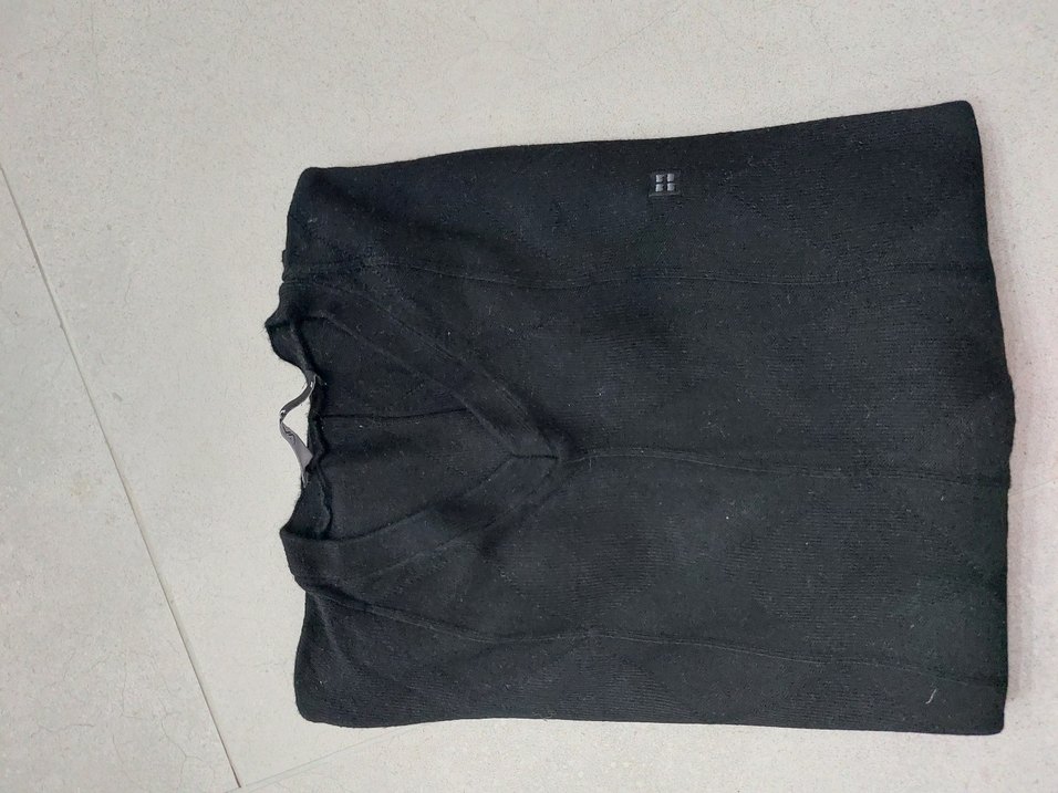 Kahverengi V Yaka Erkek Triko Kazak - Görsel 2