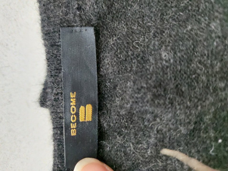 erkekGri V Yaka Örgü Yün Kazak - Görsel 3