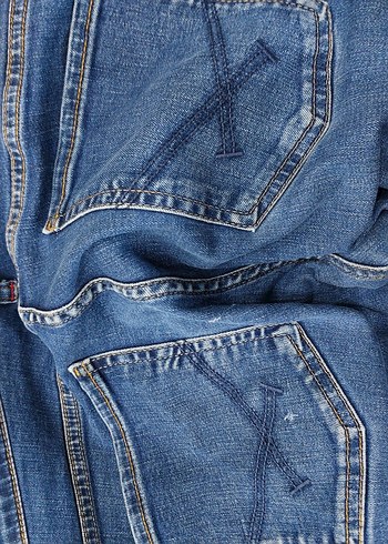 Erkek Mavi Denim Regular Fit Jean - Görsel 4