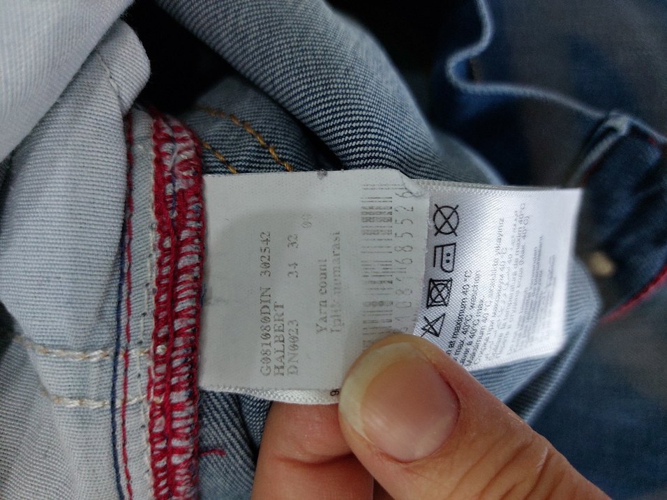 Erkek Mavi Denim Regular Fit Jean - Görsel 3