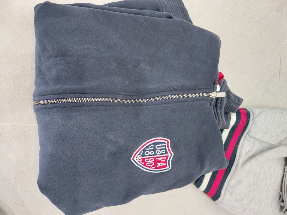 USPA Gri Fermuarlı Erkek esfofman takimi - Görsel 4