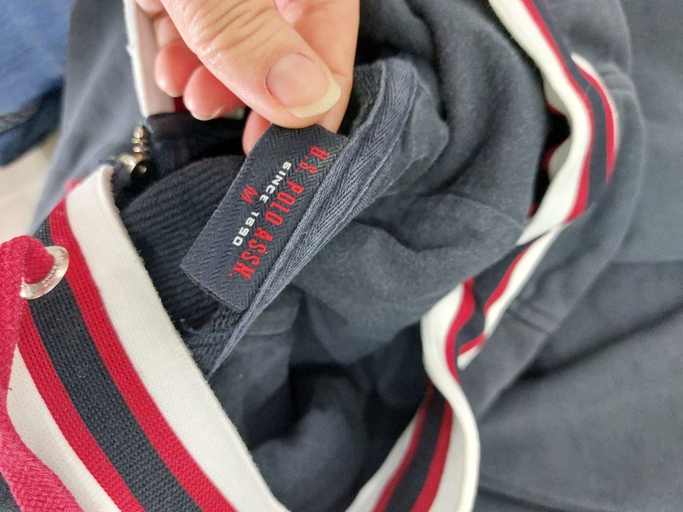 USPA Gri Fermuarlı Erkek esfofman takimi - Görsel 5