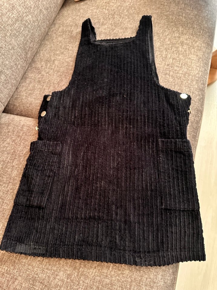 Siyah Kadife kışlık slopet - Görsel 5