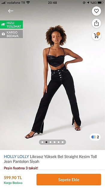 Siyah jeans