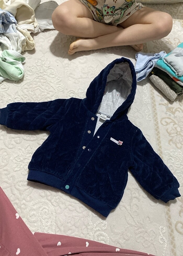 Erkek çocuk mont kadife - Görsel 5