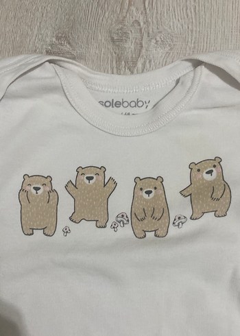 Uzun Kollu Pamuklu Bebek Badisi - Görsel 3