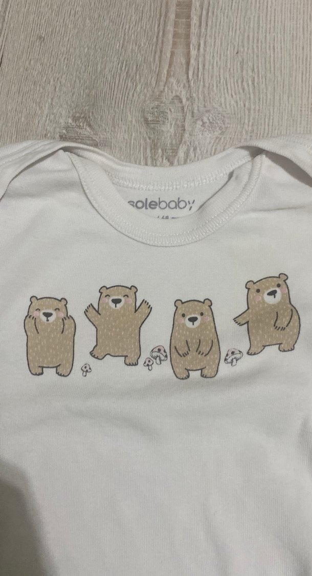 Uzun Kollu Pamuklu Bebek Badisi - Görsel 3