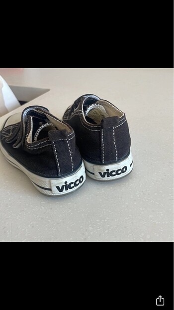 Vicco Vicco siyah cırtlı ayakkabı