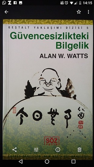 Güvencesizlikteki Bilgelik The Wisdom of Insceurty Alan W. Watts