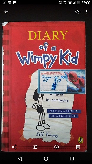 The Diary of a Wimpy Kid series (Orjinal Saftirik ) İngilizce