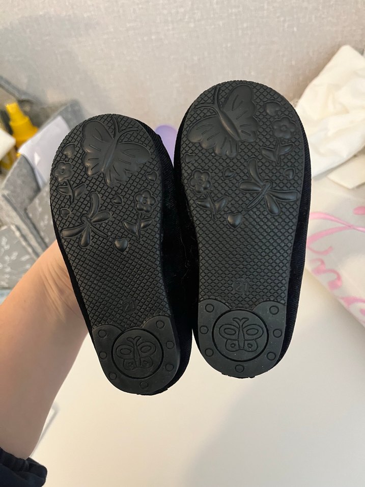 Kız Çocuk Siyah Fiyonk Detaylı Babet - Görsel 4