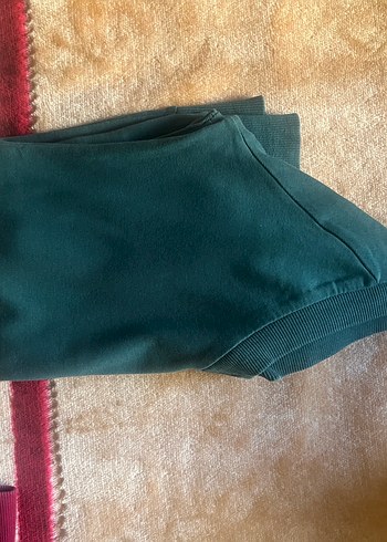 V Yaka Koyu yeşil Hamile Tişörtü - Görsel 3