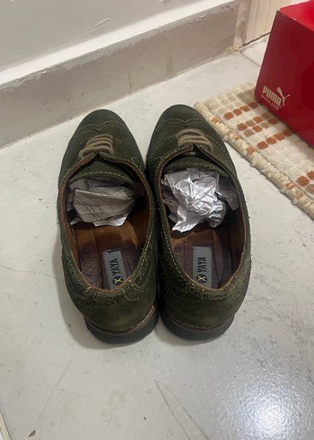 Hotiç Haki Süet Klasik Ayakkabı - Görsel 4