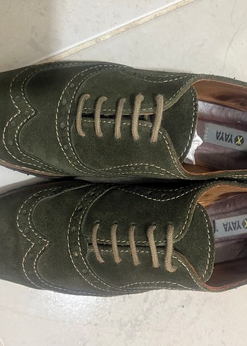 Hotiç Haki Süet Klasik Ayakkabı - Görsel 2