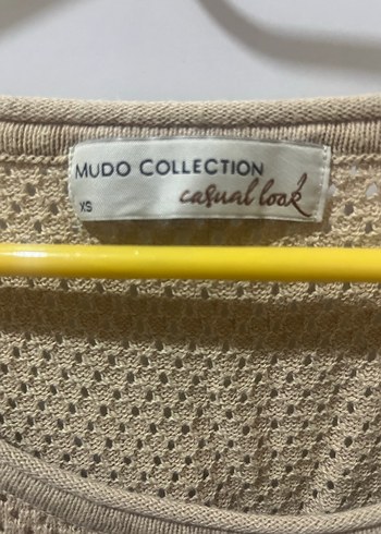 Bej Kadın Örgü Salaş Triko - Görsel 2