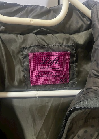 Haki renki loft şişme mont - Görsel 2