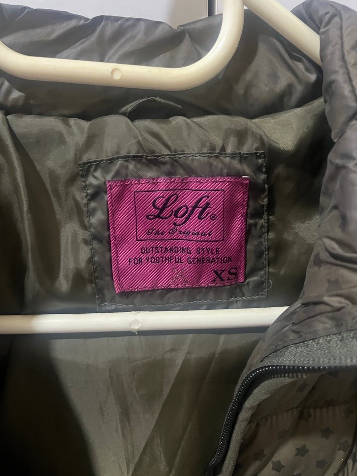 Haki renki loft şişme mont - Görsel 2