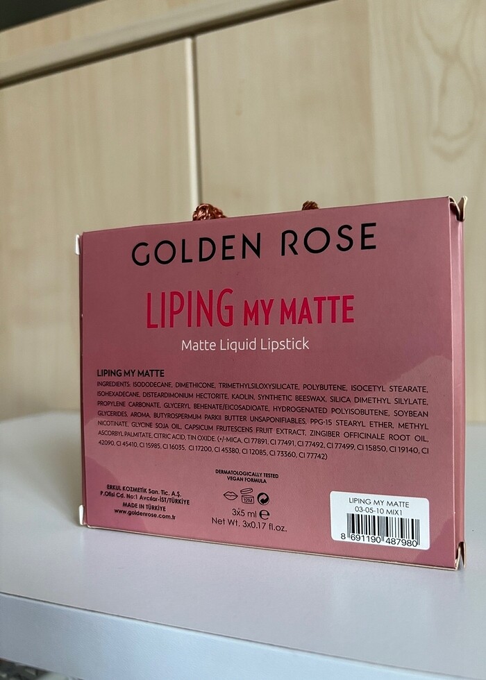 Üçlü liping my matte seti - Görsel 2