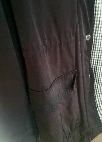 Siyah parka mont - Görsel 4