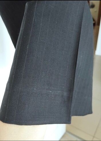 s Beden Lacivert kumaş pantalon