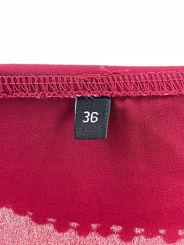 36 Beden bordo Renk Vintage Love Gömlek %70 İndirimli.