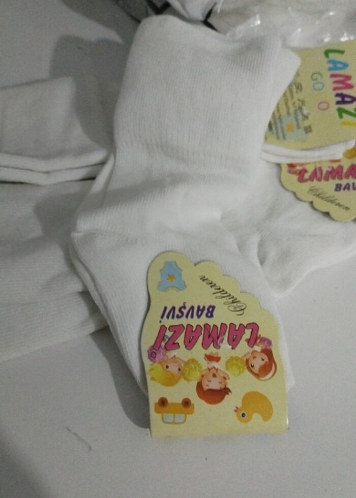 3 adet bebek çorabı - Görsel 2