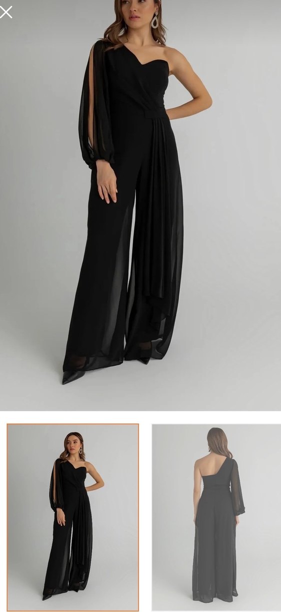 Siyah  Straplez Uzun Tulum - Görsel 2