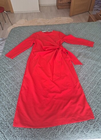 kırmızı şık elbise