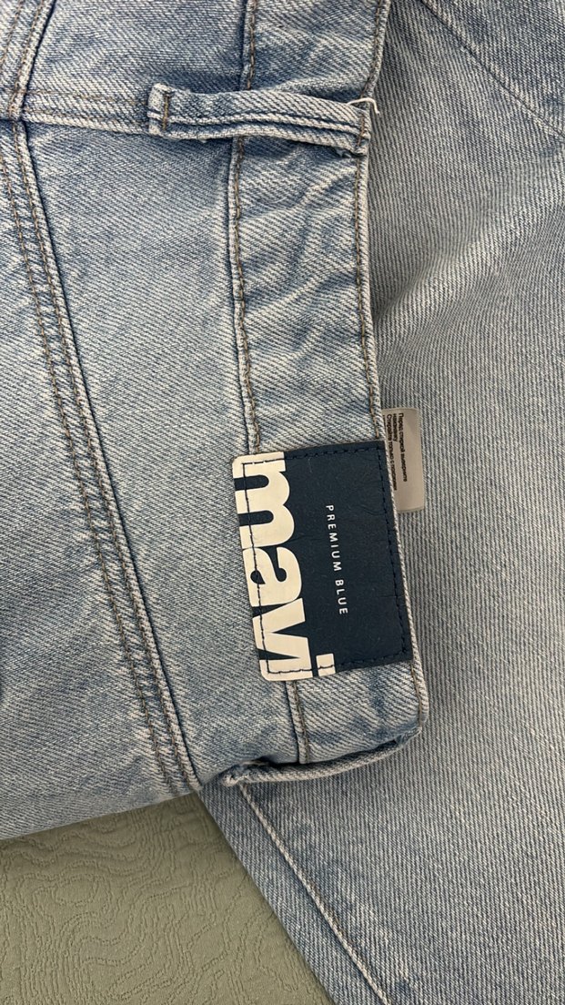 Açık Mavi Rahat Kesim Denim Jean — görsel 5/6