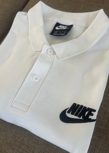 Nike Orjinal Nike Beyaz Polo Tisort