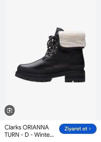 Clarks Orianna Siyah Deri Bilek Bot