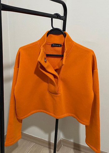 Diğer Citcitli Crop Sweatshirt
