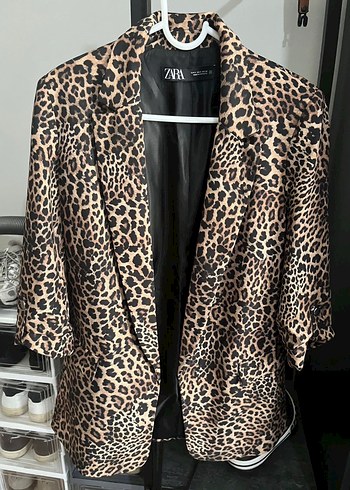 Zara Leopar Desenli Zara Blazer Ceket