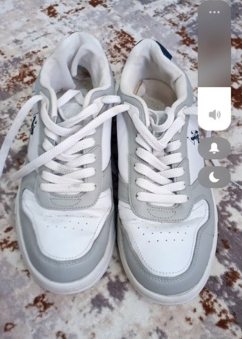 U.S Polo Assn. Minimalist Beyaz Gri Sneaker