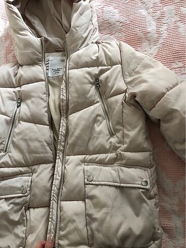 11-12 Yaş Beden Zara bej çocuk mont