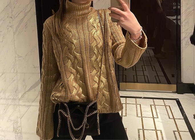 Zara gold kazak