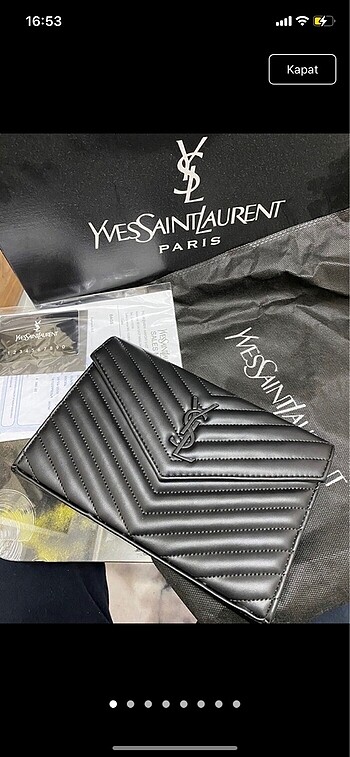 Yves Saint Laurent Siyah çanta