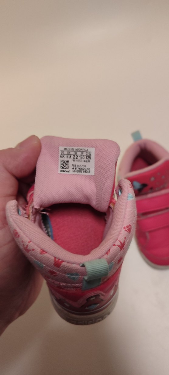 Adidas Kız Çocuk Pembe Spor Ayakkabı Orjinal 22 - Görsel 4